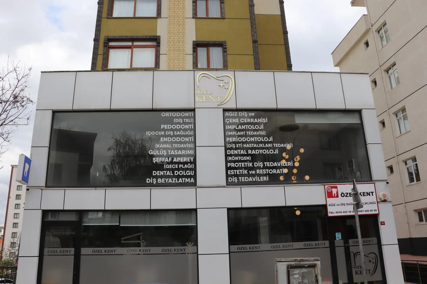 Özel Kent Ağız ve Diş Sağlığı Polikliniği dış cephe görünümü